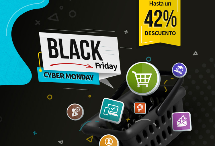 Hasta 42% de Descuento por Black Friday y Cyber Monday