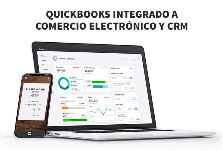 ¿Cómo integrar QuickBooks con un Comercio Electrónico o un CRM?