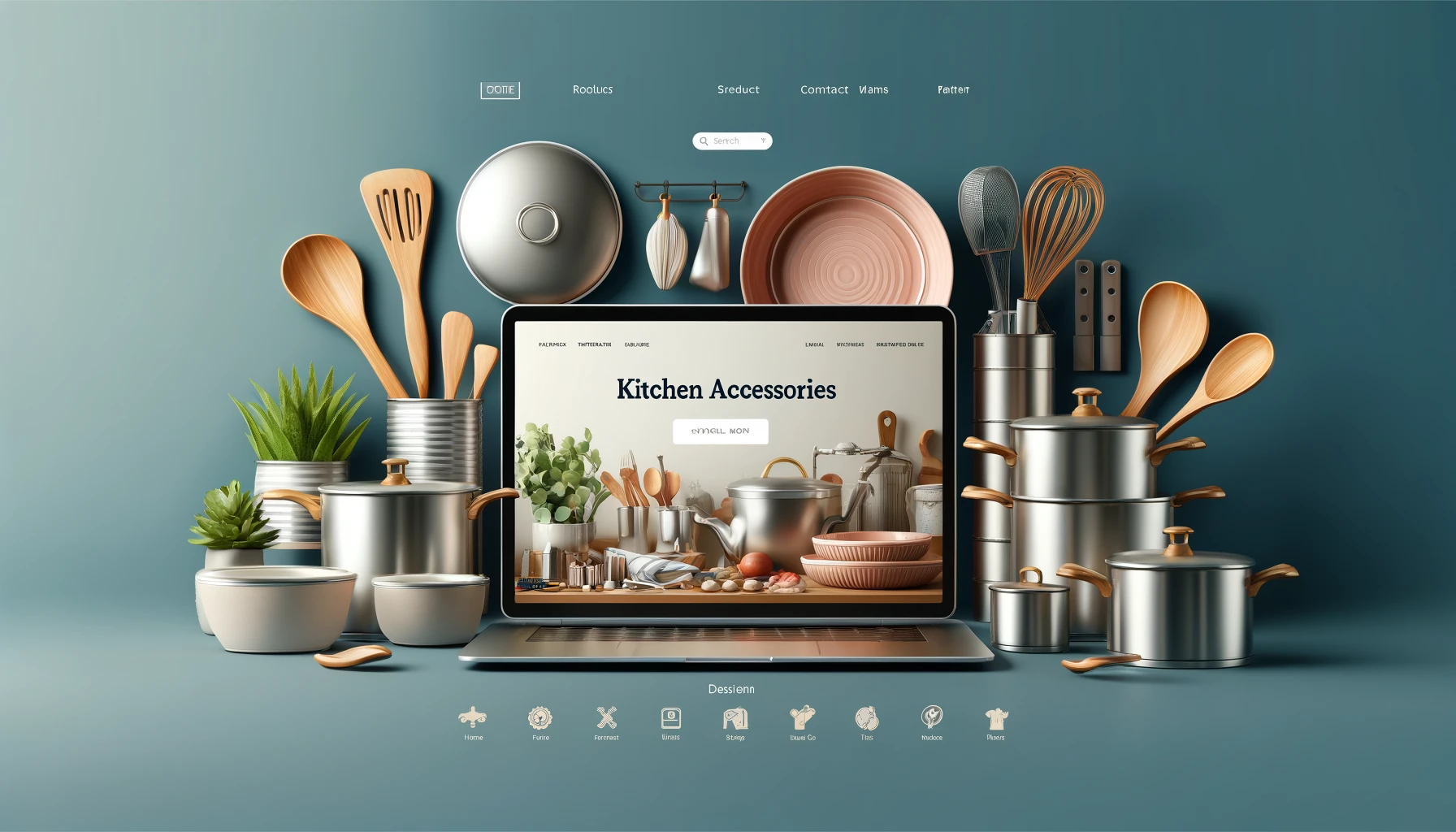 Impulsa Tu Éxito Culinario: Guía Completa para Crear un Sitio Web para una Tienda de Accesorios de Cocina
