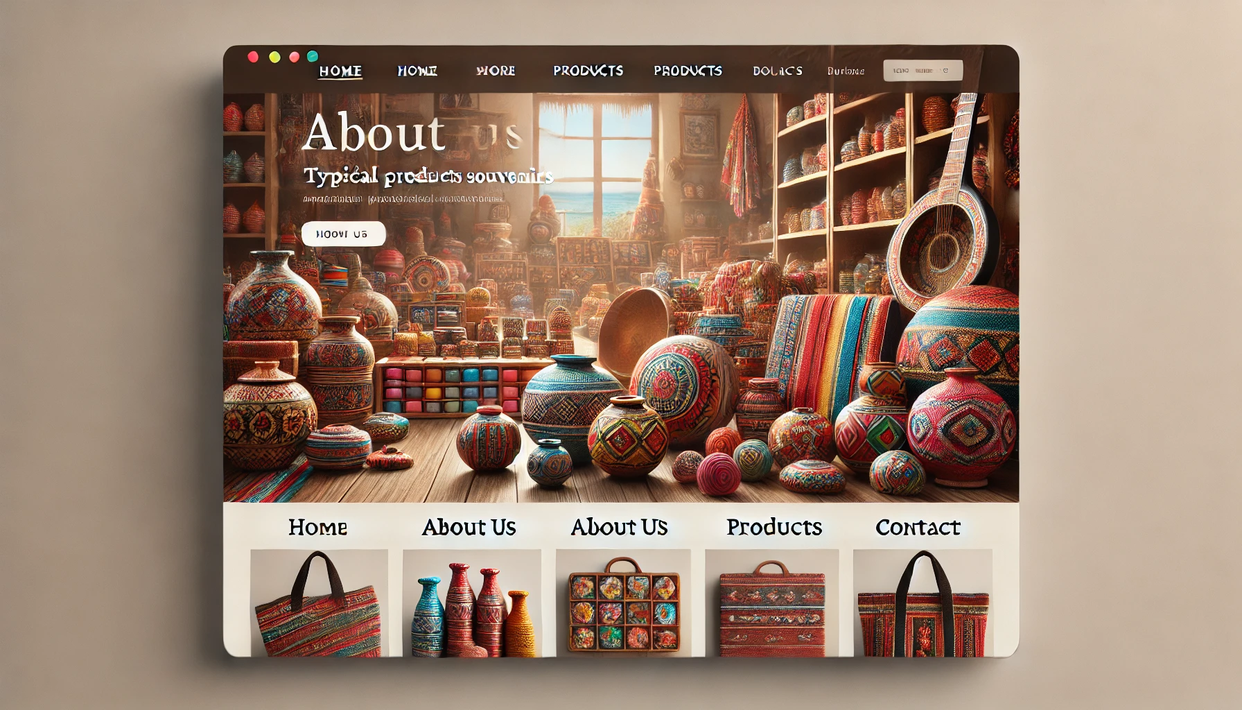 Crear un Sitio Web para Tu Tienda de Productos Típicos y Souvenirs